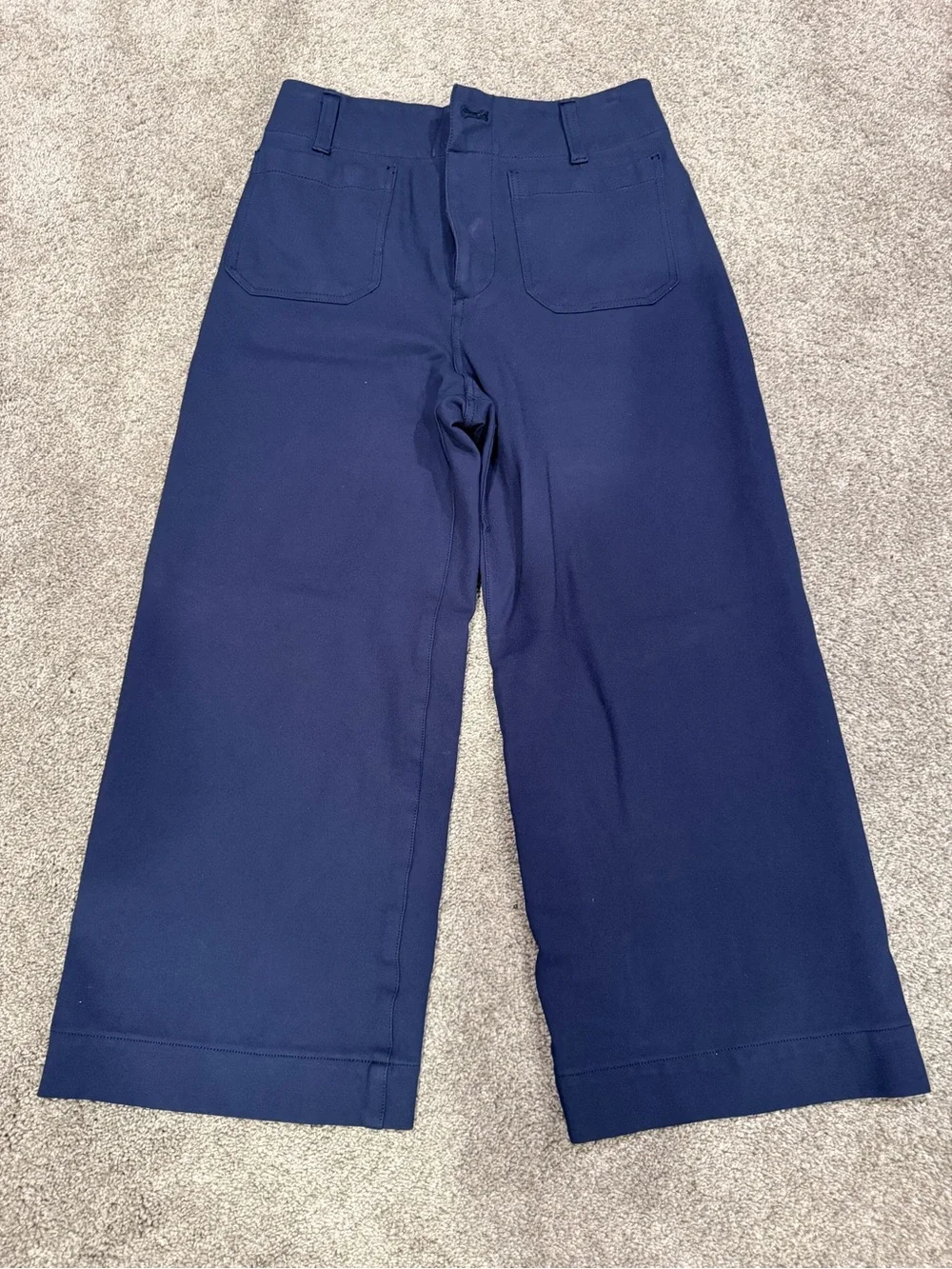 Maeve Navy The Colette Trousers - Picture 2 of 4